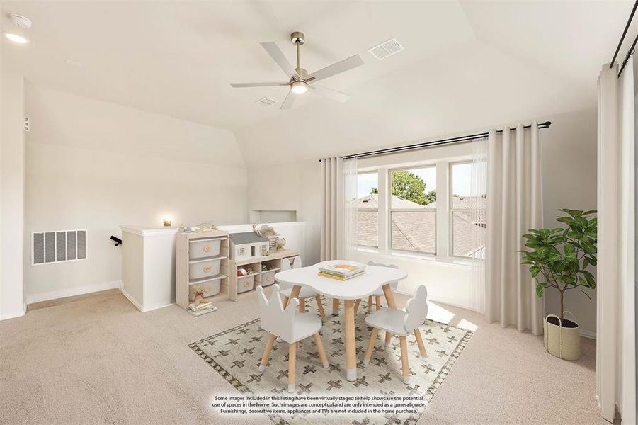 Furnished interior view inside a new home in Sunset Ridge, Alvarado (Image 15).