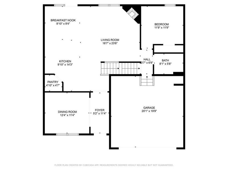 2D floor plan layout of this home in , Dallas, GA (Image 4).
