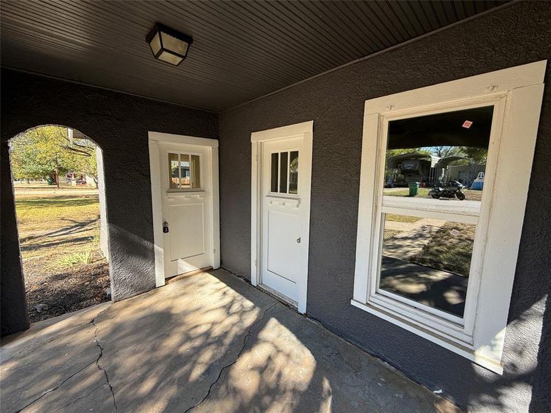 Exterior details and patio area of a home in , Coleman (Image 18).