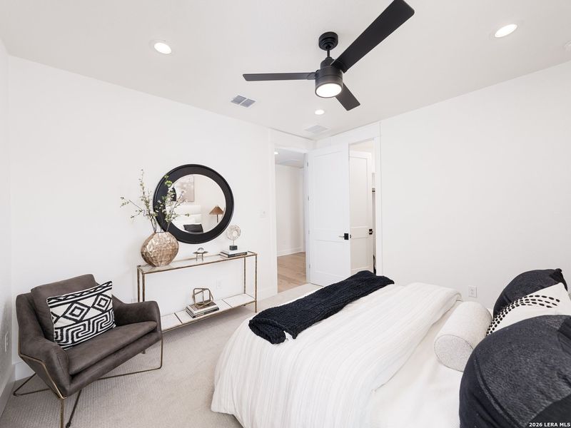 Furnished interior view inside a new home in , Boerne (Image 38).