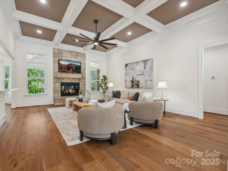Furnished interior view inside a new home in , Connelly Springs (Image 30).