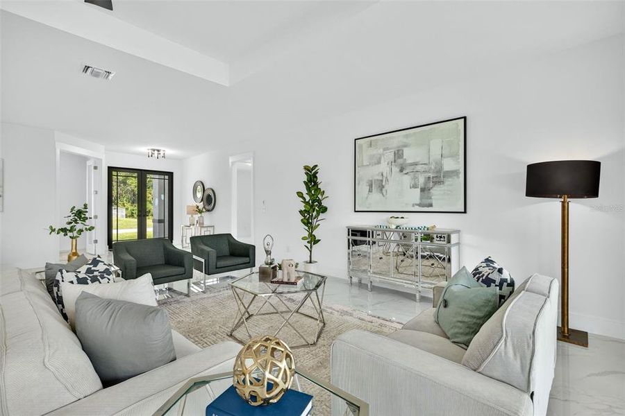 Furnished interior view inside a new home in , Lehigh Acres (Image 24).