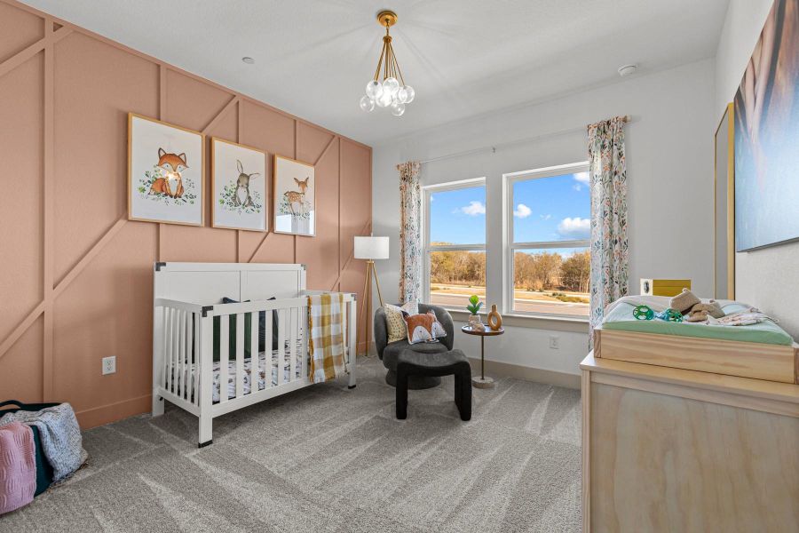 Secondary Bedroom (Staged) Secondary Bedroom (Staged)