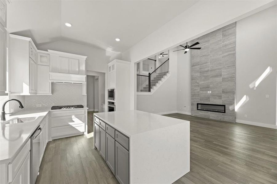 Furnished interior view inside a new home in Edgewood Creek, Celina (Image 12). Furnished interior view inside a new home in Edgewood Creek, Celina (Image 12).