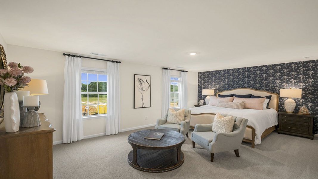 Representative furnished interior of a home built from the GALEN by D.R. Horton in English Farm, Archdale (Image 14).