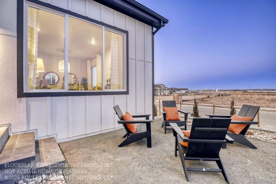 Exterior details and patio area of a home in , Fort Collins (Image 28).