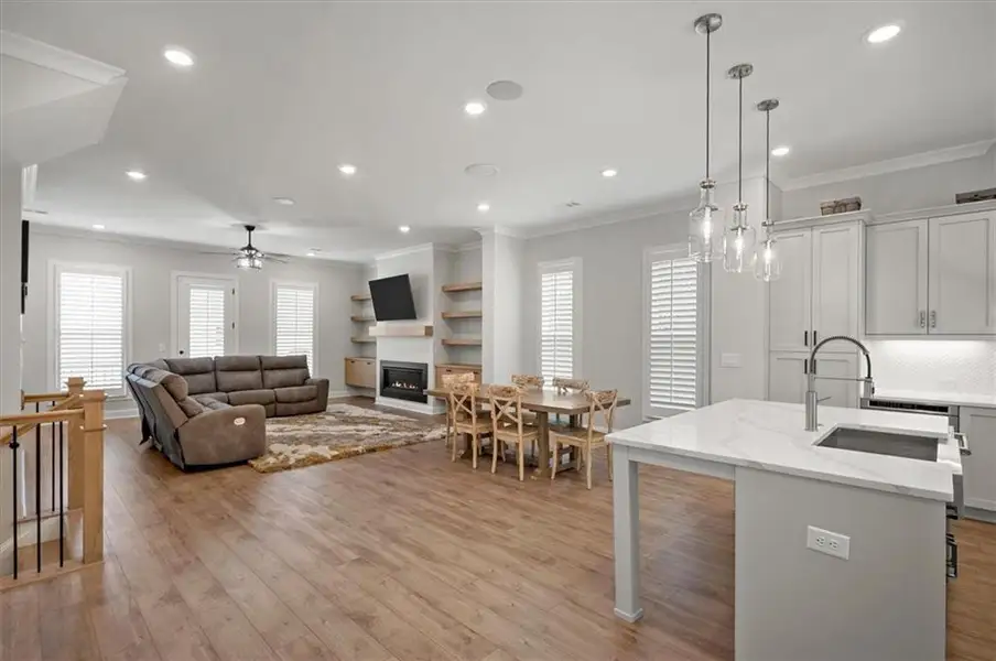 Furnished interior view inside a new home in , Cumming (Image 17).