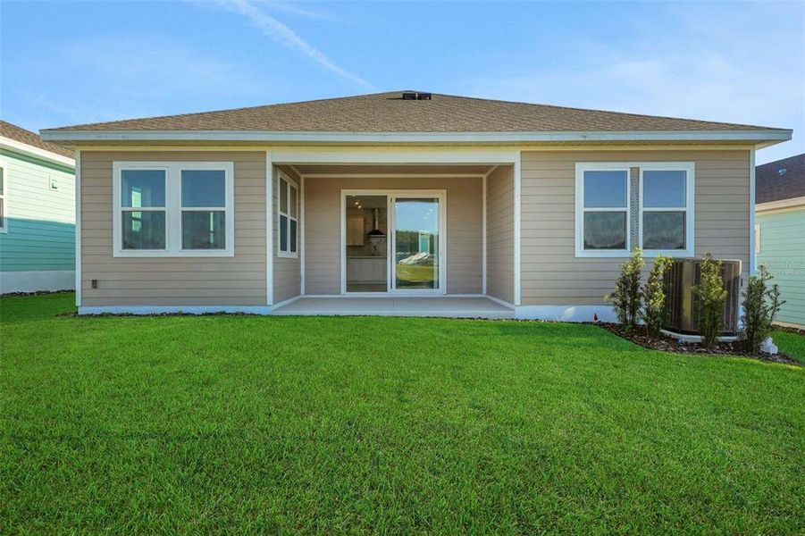 Exterior details and patio area of a home in Green Key Village, Lady Lake (Image 4). Exterior details and patio area of a home in Green Key Village, Lady Lake (Image 4).