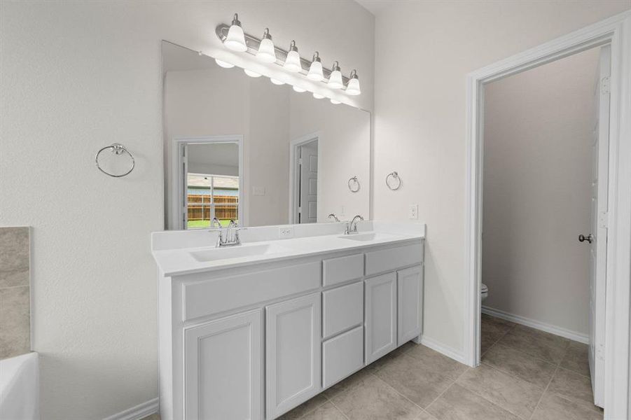 Furnished interior view inside a new home in Summer Crest, Crowley (Image 15).