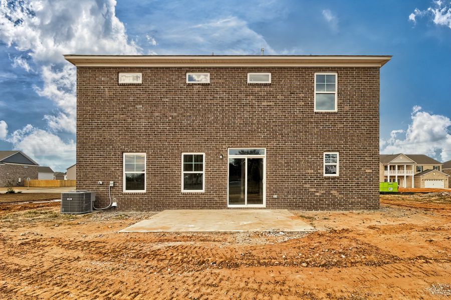 Representative exterior photo of a completed home built from the Devereaux II by Great Southern Homes in Beach Forest, Sumter, SC (Image 7). Representative exterior photo of a completed home built from the Devereaux II by Great Southern Homes in Beach Forest, Sumter, SC (Image 7).