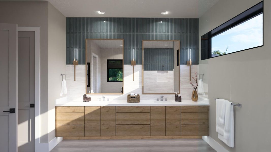 Furnished interior view inside a new home in , Vero Beach (Image 5).