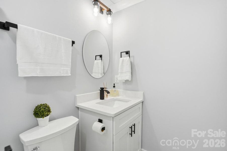 Furnished interior view inside a new home in , Albemarle (Image 9).