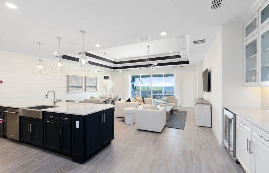 Representative furnished interior of a home built from the Mahogany Grand by Pulte Homes in Lakehaven Estates, Clermont (Image 19). Representative furnished interior of a home built from the Mahogany Grand by Pulte Homes in Lakehaven Estates, Clermont (Image 19).