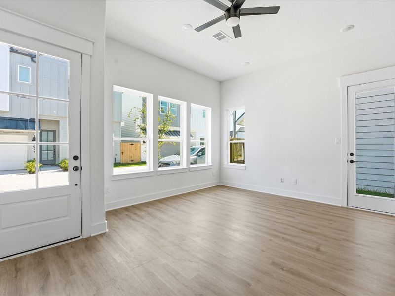 Spacious, unfurnished interior of a new home in , Houston (Image 18). Spacious, unfurnished interior of a new home in , Houston (Image 18).