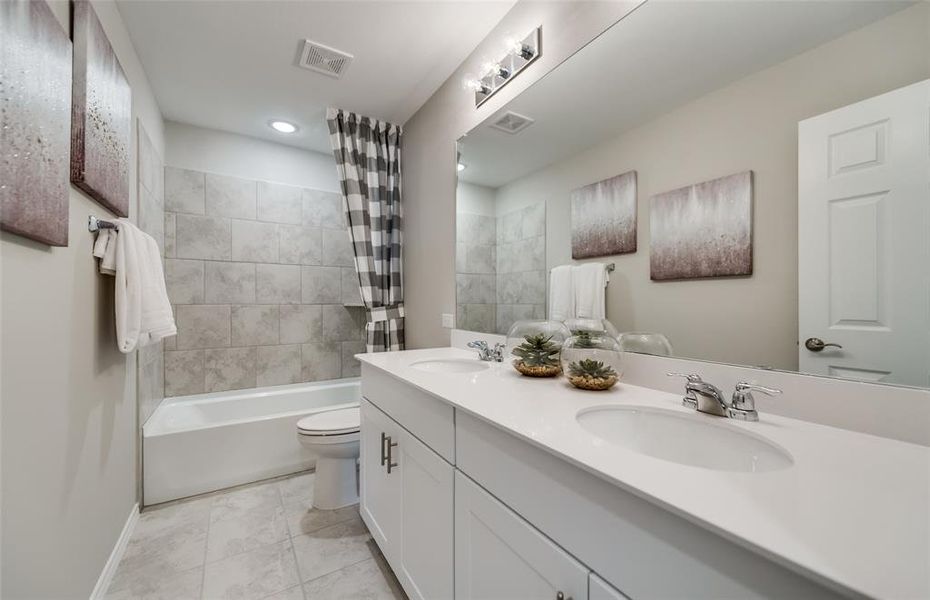 *Model Representation - Spacious secondary bathroom