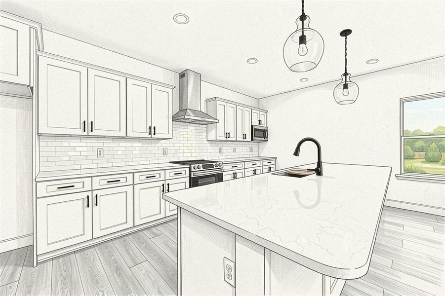Furnished interior view inside a new home in , Newberry (Image 4).