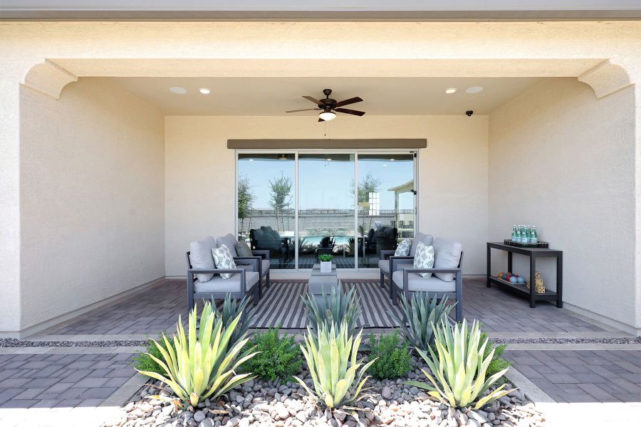 Representative exterior details of a home built from the Revere by Mattamy Homes in Empire Pointe, Queen Creek (Image 27). Representative exterior details of a home built from the Revere by Mattamy Homes in Empire Pointe, Queen Creek (Image 27).