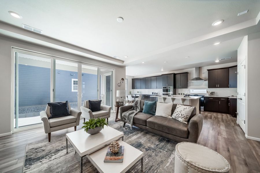 Furnished interior view inside a new home in The Reserve at Green Valley Ranch, Aurora (Image 9).