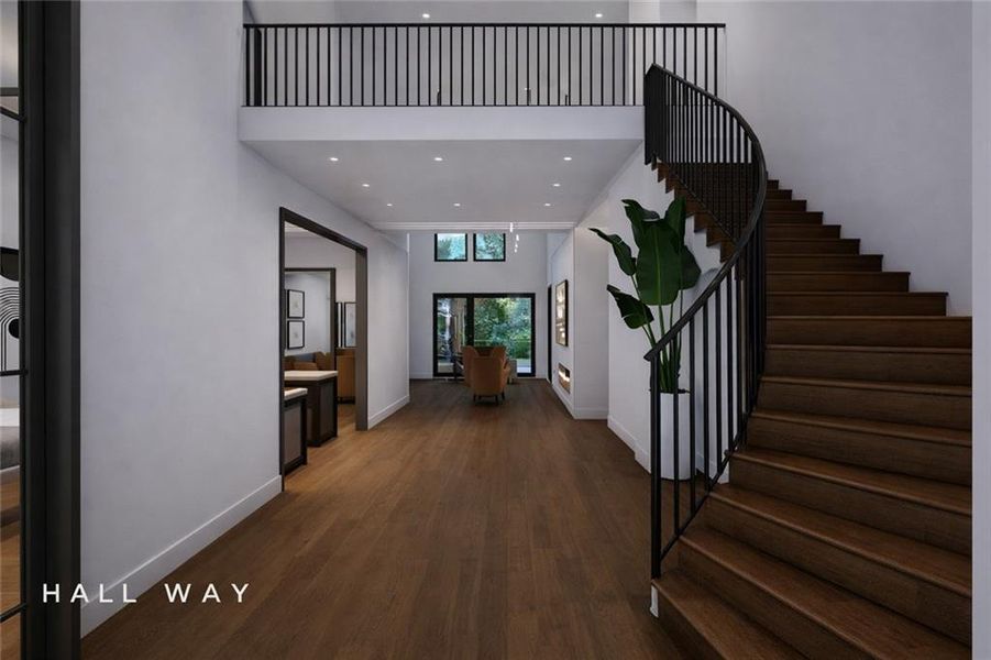 Furnished interior view inside a new home in , Fairburn (Image 6).