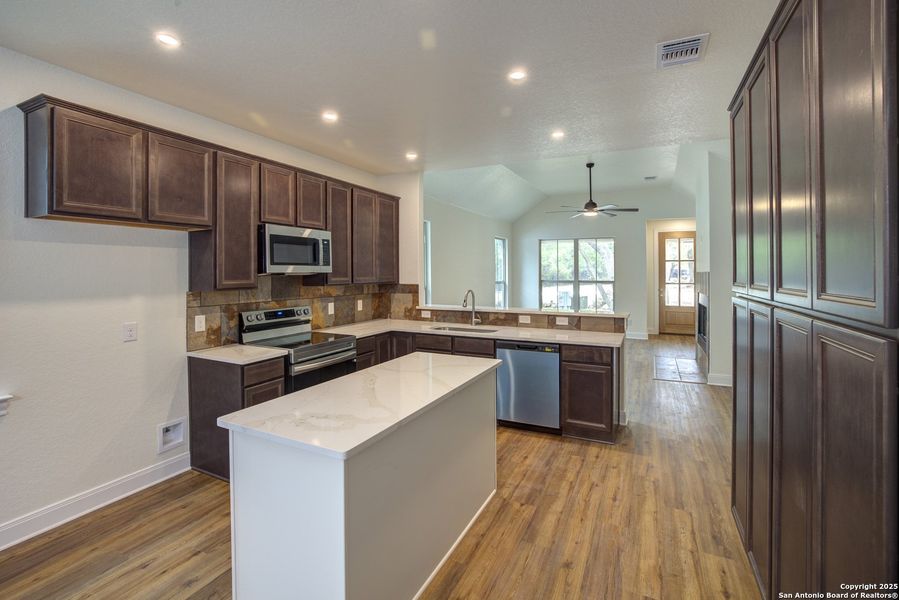 Furnished interior view inside a new home in , Wimberley (Image 7).