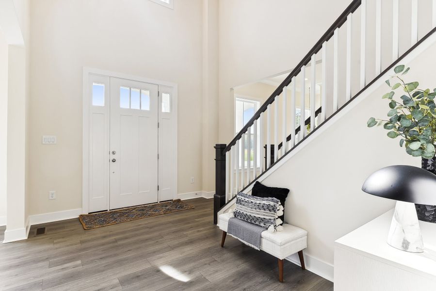 Representative furnished interior of a home built from the Lexington II by Caruso Homes in Rolling Meadows, Mooresville (Image 68).