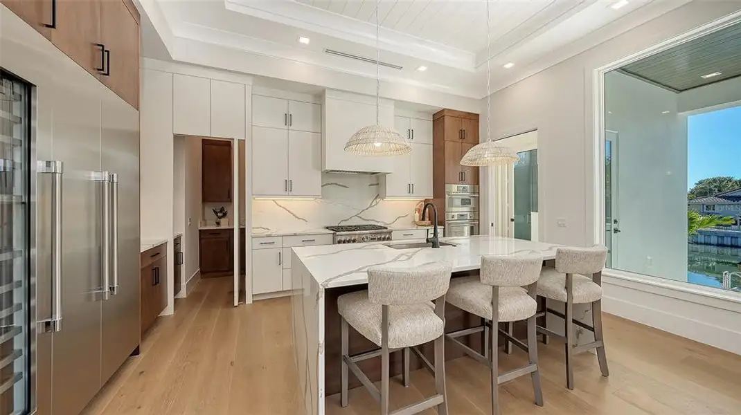 Furnished interior view inside a new home in , Sarasota (Image 8).