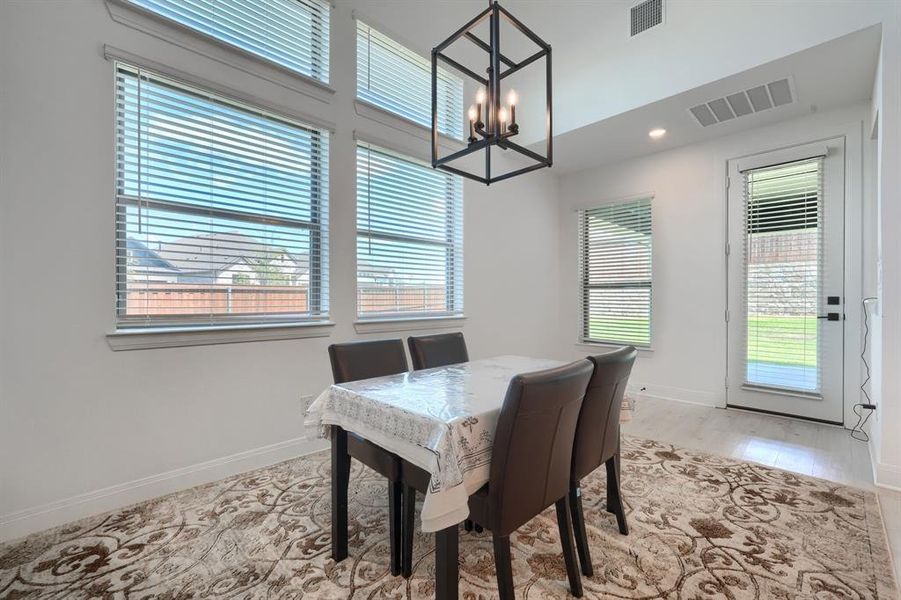 Furnished interior view inside a new home in , Fate (Image 7). Furnished interior view inside a new home in , Fate (Image 7).