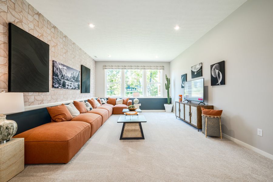 Representative furnished interior of a home built from the Blair by Fischer Homes in Twin Lakes, Hoschton (Image 54).