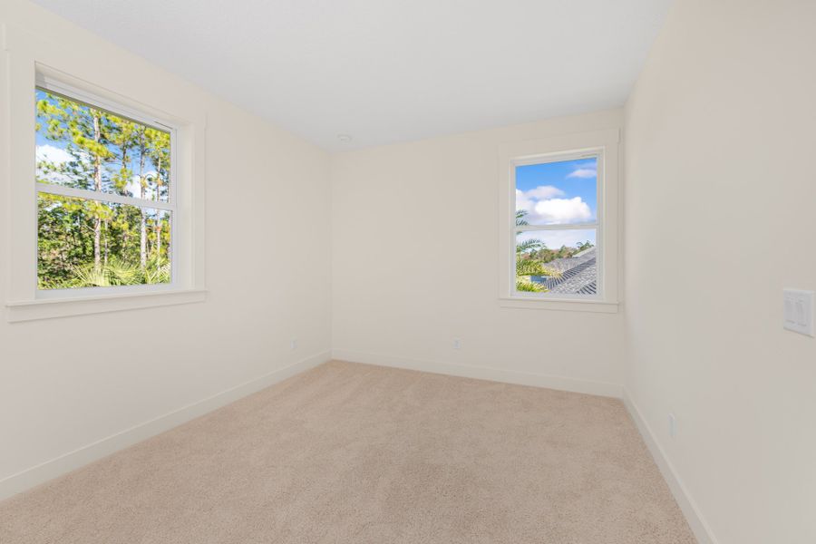 Representative unfurnished interior of a home built from the Seaside by Riverside Homes in Hidden Creek at SilverLeaf, St. Augustine (Image 82). Representative unfurnished interior of a home built from the Seaside by Riverside Homes in Hidden Creek at SilverLeaf, St. Augustine (Image 82).