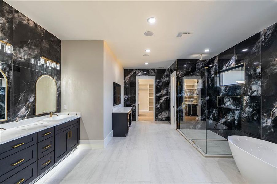 Furnished interior view inside a new home in , Dacula (Image 11).