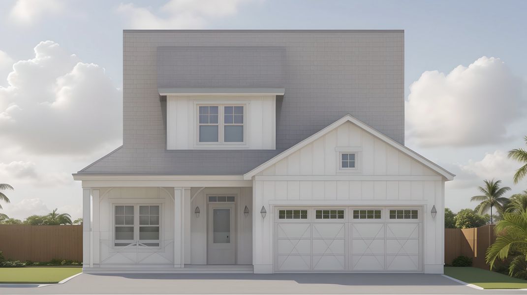 Fletcher Farmhouse  |  The artist's conceptual renderings are shown solely for illustrative and visual purposes.