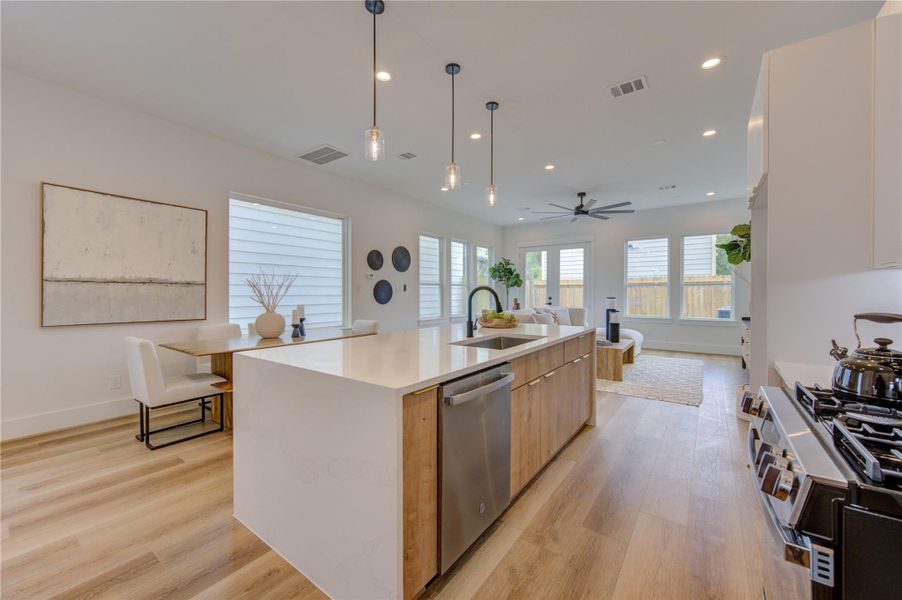 Furnished interior view inside a new home in , Houston (Image 47).