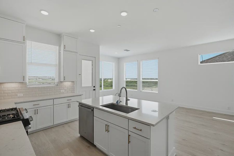 Furnished interior view inside a new home in Prominence Urban, San Antonio (Image 9).