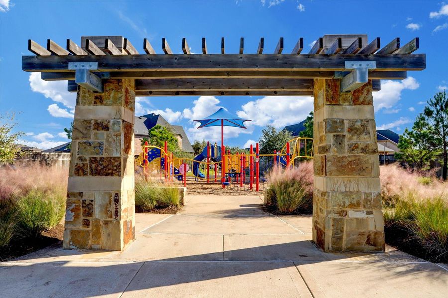 Numerous walking trails throughout the neighborhood.