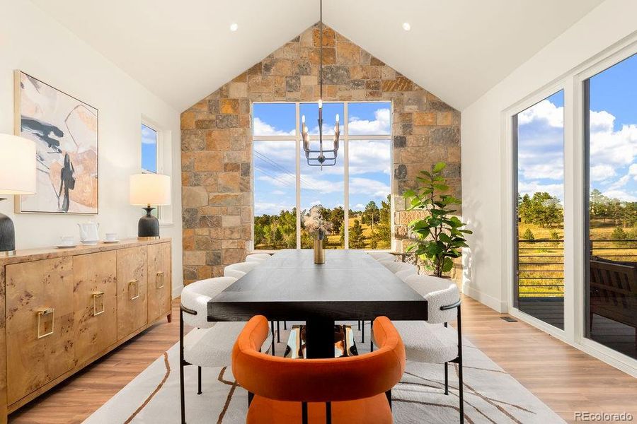 Furnished interior view inside a new home in , Parker (Image 18).