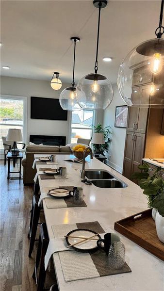 Furnished interior view inside a new home in , Atlanta (Image 31).