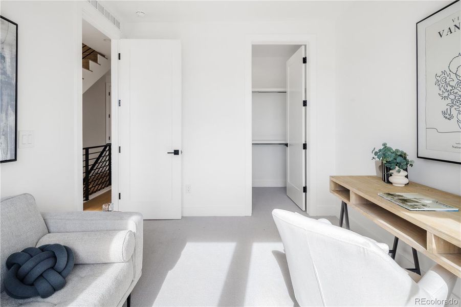 Furnished interior view inside a new home in , Denver (Image 12).