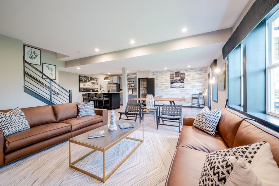 Representative furnished interior of a home built from the Clay by Fischer Homes in Veranda Manor, Canton (Image 33).
