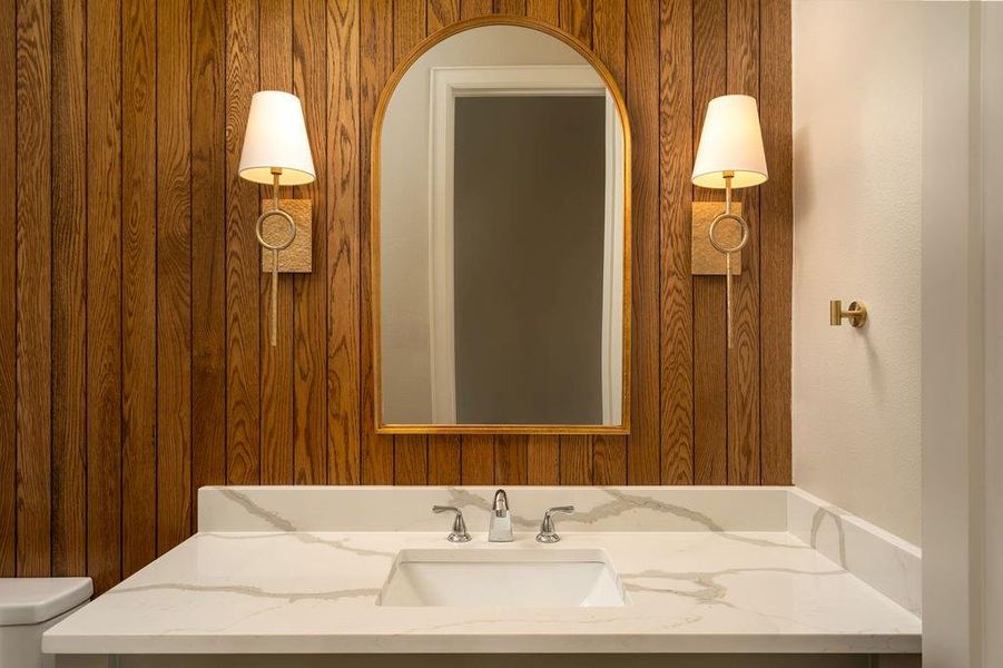 Close-up of interior finishes inside a home in , Dallas (Image 12).