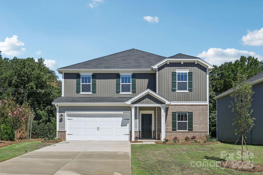 Photo is not of the actual home, but is an inspirational photo of builder’s model home and may depict options, furnishings, and/or decorator features that are not included Photo is not of the actual home, but is an inspirational photo of builder’s model home and may depict options, furnishings, and/or decorator features that are not included