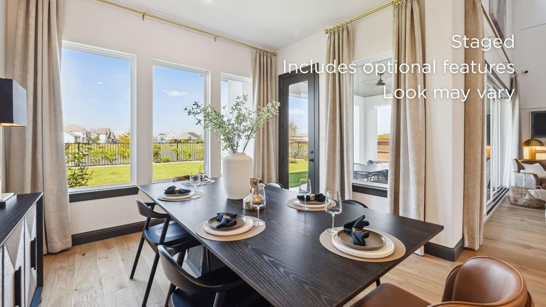 Furnished interior view inside a new home in Woodhavyn 60', Magnolia (Image 8).