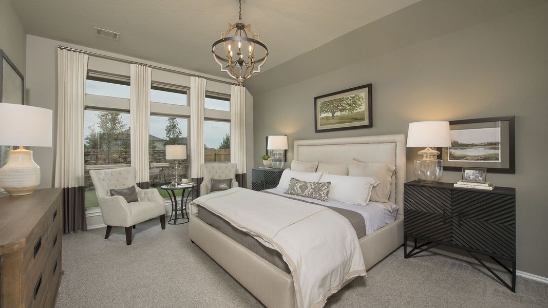 Representative furnished interior of a home built from the 2026W by Perry Homes in Veramendi, New Braunfels (Image 9).