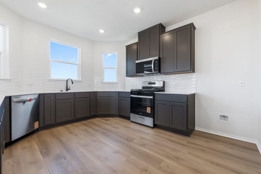 Furnished interior view inside a new home in Salerno - Heritage Collection, Round Rock (Image 8).