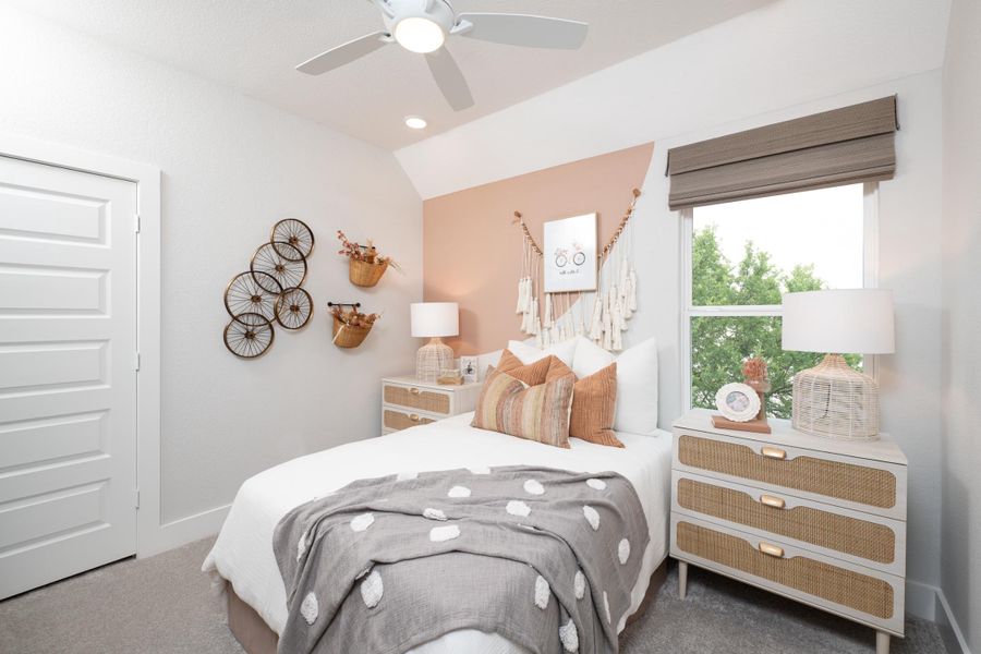 Representative furnished interior of a home built from the Bergamot by Tri Pointe Homes in Union Park, Little Elm (Image 8).