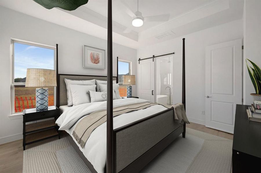 Furnished interior view inside a new home in Sterling Greene, Arlington (Image 11). Furnished interior view inside a new home in Sterling Greene, Arlington (Image 11).