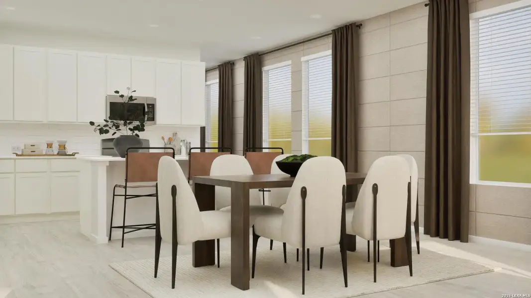 Furnished interior view inside a new home in Navarro Ranch, Seguin (Image 13).