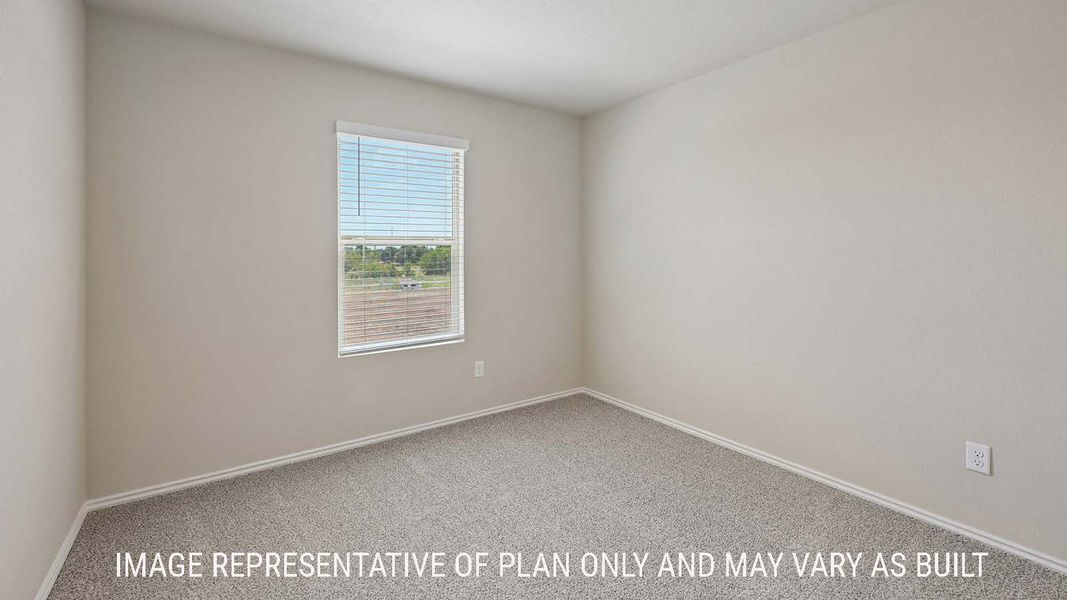 Representative unfurnished interior of a home built from the Gardenia by D.R. Horton in Pepper Creek Crossing, Temple (Image 24).
