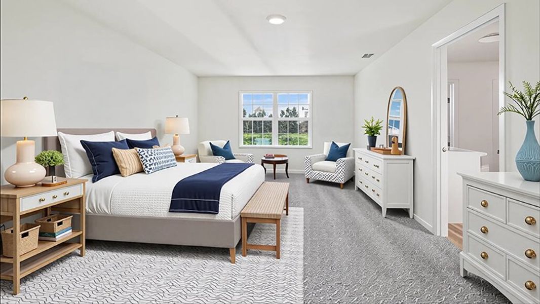 Furnished interior view inside a new home in Sunset Hills, Summerfield (Image 9).