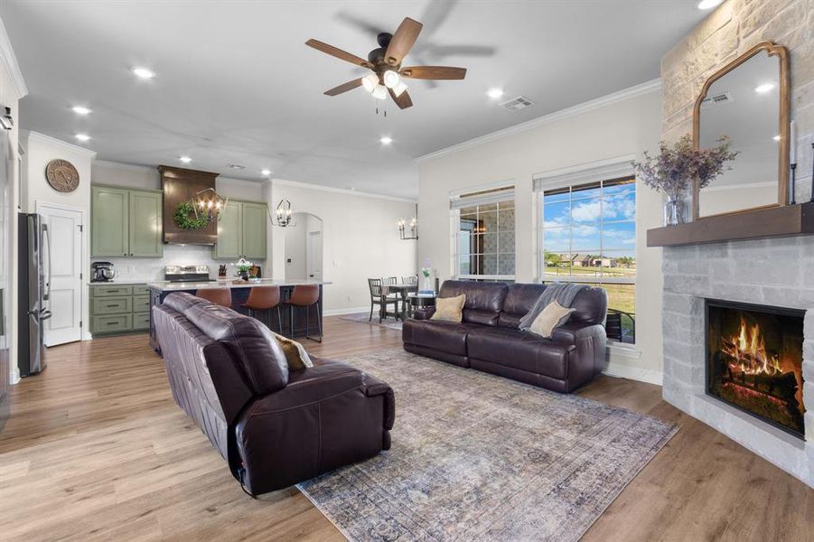 Furnished interior view inside a new home in , Robinson (Image 10). Furnished interior view inside a new home in , Robinson (Image 10).