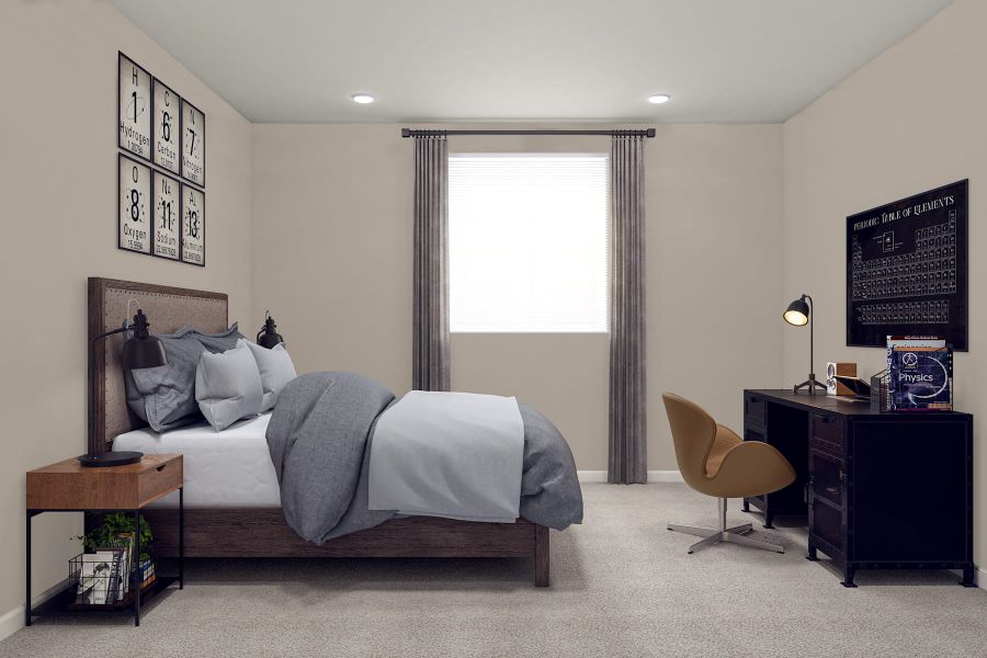 Representative furnished interior of a home built from the 3205 by Tri Pointe Homes in The Aurora Highlands, Aurora (Image 15).